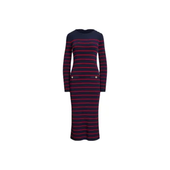 Polo Ralph Lauren Long Sleeved Dresses Women's Red