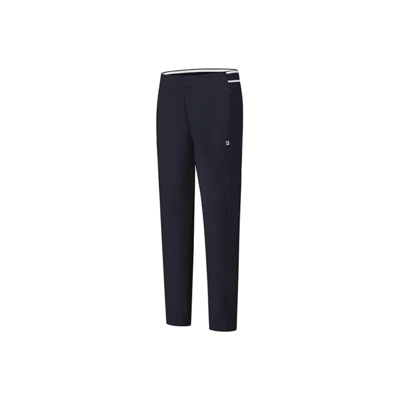 FILA Knitted Sweatpants Women's RD Royal Blue-0