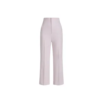 SCANLAN THEODORE Double Cotton Crop Trouser Suit Trouser Women's Tinted Pink/Light Pink