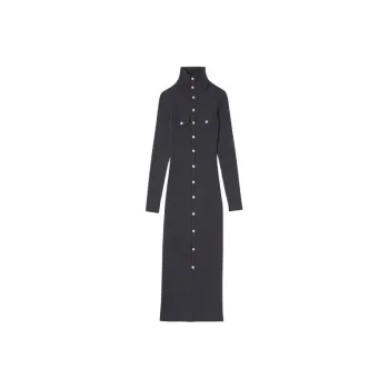 Sandro Long Sleeved Dresses Women's Carbon Gray