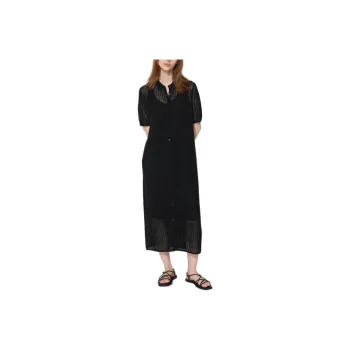 UNIQLO Short Sleeved Dresses Women's Black