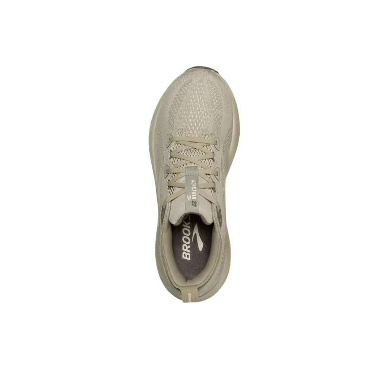 Brooks Glycerin 22 Anti Slip Wear Resistant Low Top Running Shoes Men's Army Green-2