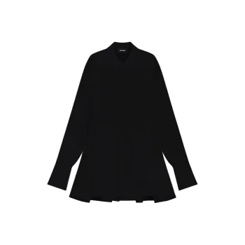 WE11DONE Long Sleeved Dress Women's Black