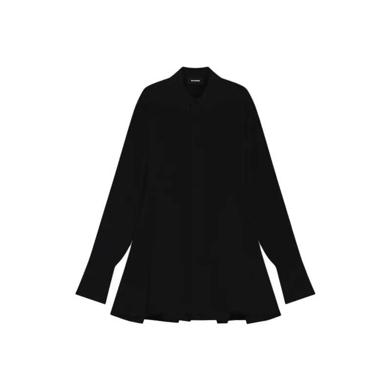 WE11DONE Long Sleeved Dress Women's Black-0