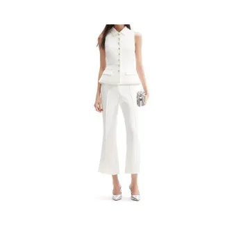Self portrait Jumpsuit Women's Pure White