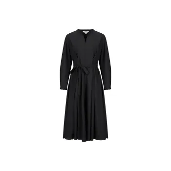 JZ. ANNAKRO Long Sleeved Dresses Women's Plain Black
