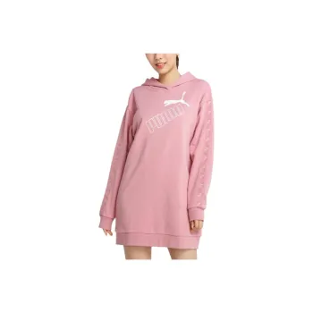PUMA Long Sleeved Dresses Women's Pink Purple