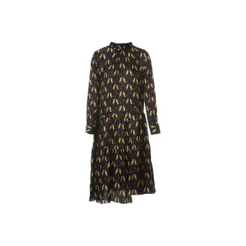 MASFER.SU Long Sleeved Dresses Women's Multicolor