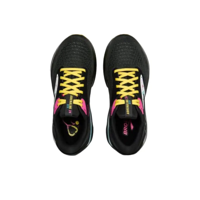 Brooks Adrenaline GTS 24 Anti Slip Wear Resistant Low Top Running Shoes Women's Black-2