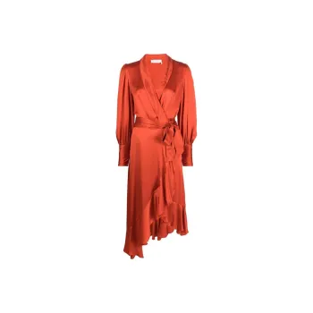 Zimmermann Long-Sleeved Dresses Women's Red