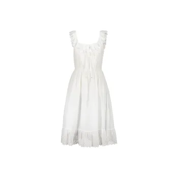 CELINE Sleeveless Dress Women's White