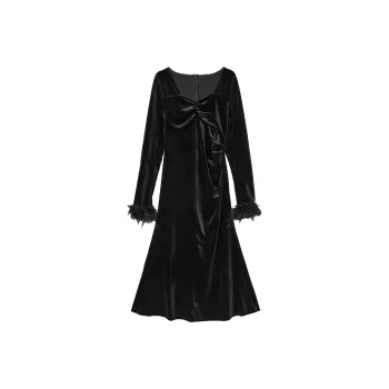 WESTLINK Long Sleeved Dress Women's Black