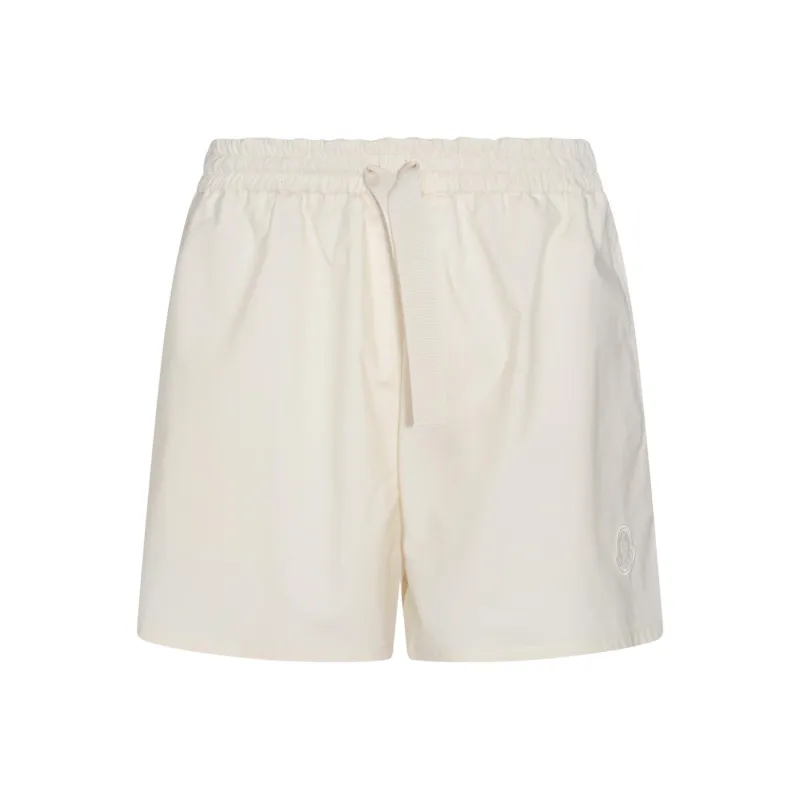 Moncler Elastic Waistband Flared Shorts-0