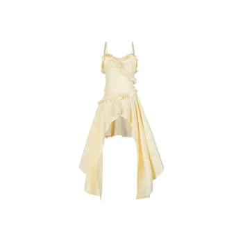 NTOT Slip Dresses Women's Yellow