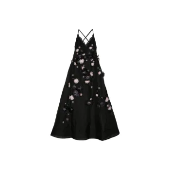 Zimmermann SS24 Slip Dresses Women's Black