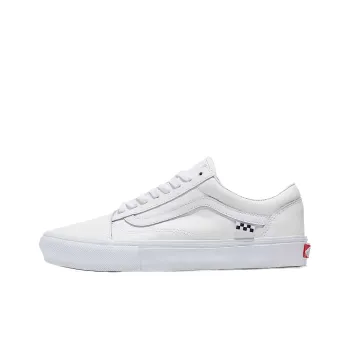 Vans Old Skool Abrasion Resistant Low Top Skateboard Shoes Unisex White