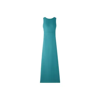 St. John Textured Wool Gown