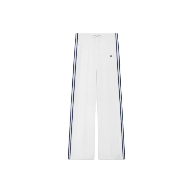 CELINE SS25 Knitted Sweatpants Women's Neon White-0