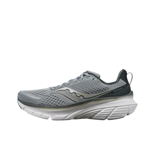 Saucony GUIDE 17 Low Top Running Shoes Men's Gray