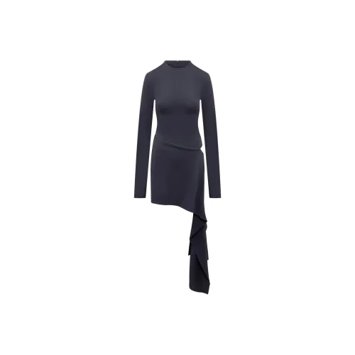 Mugler Draped Mini Dress