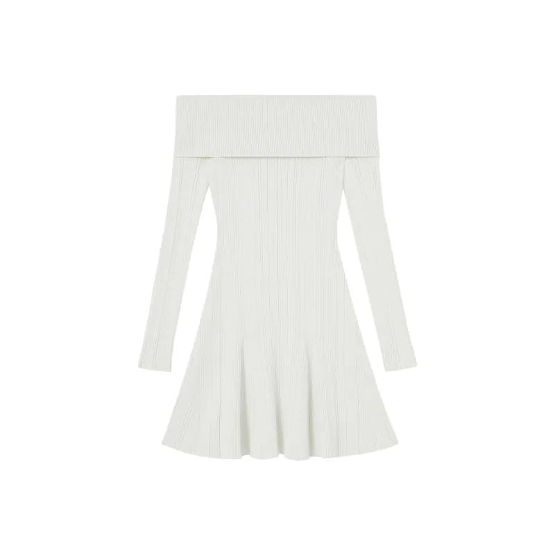 Self portrait Long Sleeved Dresses Women's Pure White-0