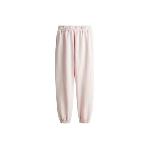 H&M Knitted Sports Pants Women's Pink