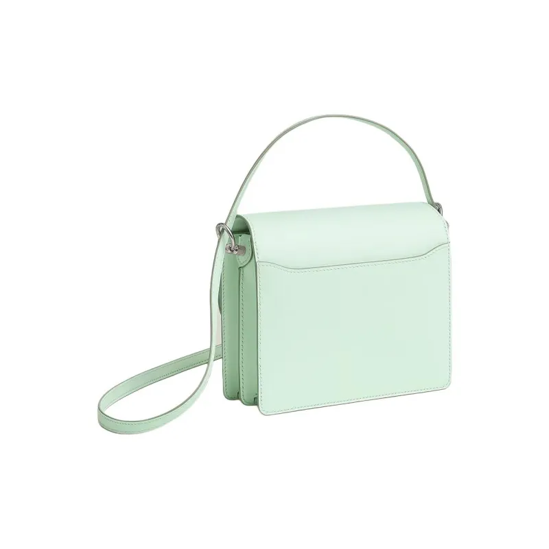HERMES Roulis Swift Leather Pig Nose Bag, Crossbody Bag Mini Women's Mint Green-2