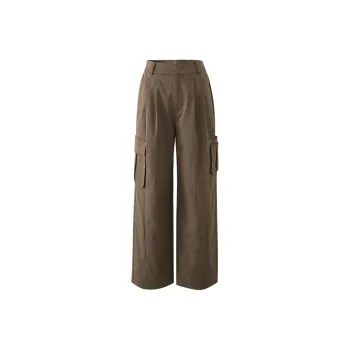 YALIDA Cargo Pants Women's Chocolate Brown