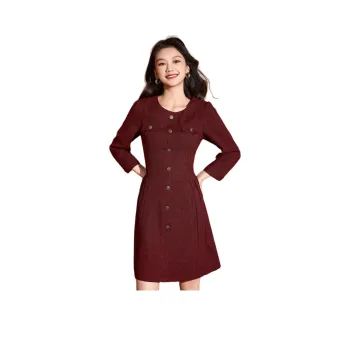Mylan Long Sleeved Dress Women's Red