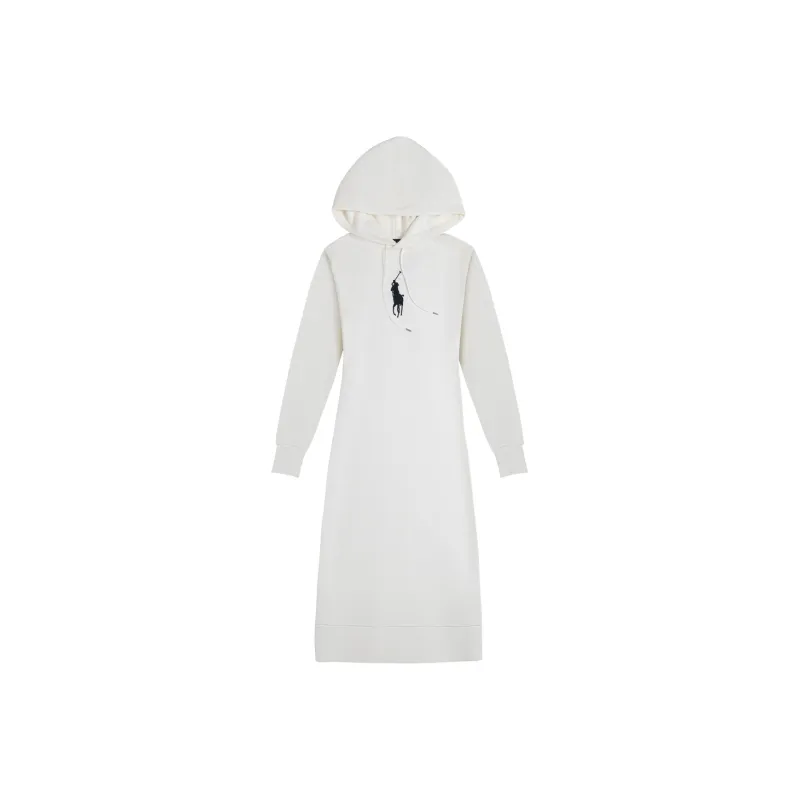 Polo Ralph Lauren FW23 Long Sleeved Dress Women's White-0