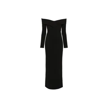 SOLACE LONDON Long-Sleeved Dresses Women's Black