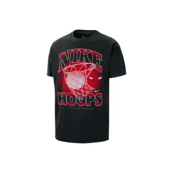 Nike NBA Max 90ChicagoBullsCourtside T Shirt Men's Black