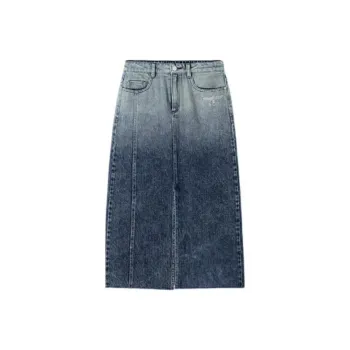 Boy London Denim Long Skirts Women's Blue