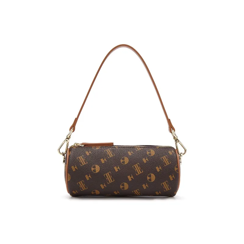 ELLE Synthetic Leather Cylinder Bag, Shoulder Bag Women's Multicolor-5