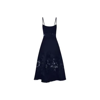 OSCAR DE LA RENTA SS24 Slip Dresses Women's Navy