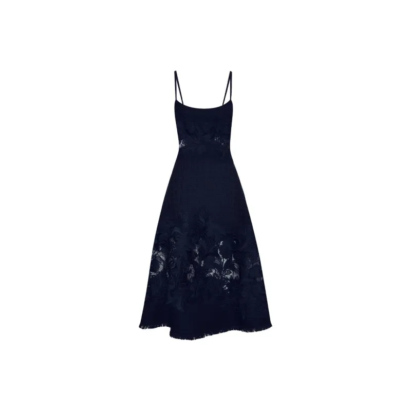 OSCAR DE LA RENTA SS24 Slip Dresses Women's Navy-0