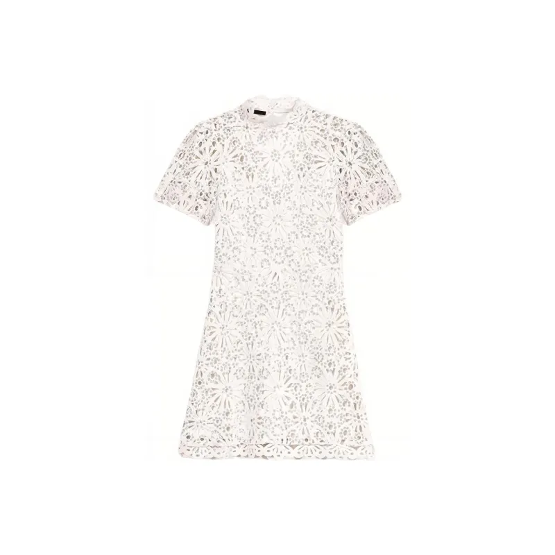 Maje Sequin-embellished Crochet Minidress-0