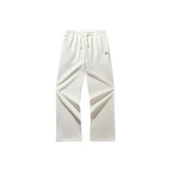 Anta x NEIXINXIAOHAI LIANMINGKUAN Life Collection Knitted Sports Pants Women's Vanilla Ecru