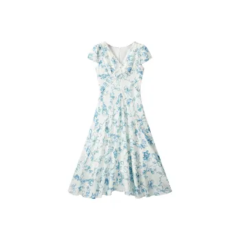LEDIN Short Sleeved Dress Women's Sail Blue