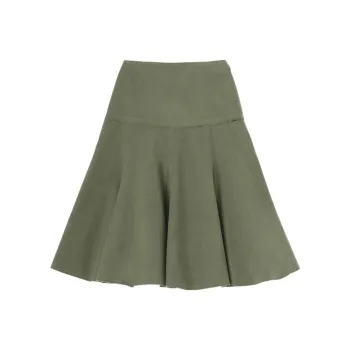 Yohji Yamamoto Casual Short Skirts Women's Green
