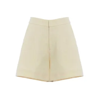BESIONIA SS23 Casual Shorts Women's Light Yellow