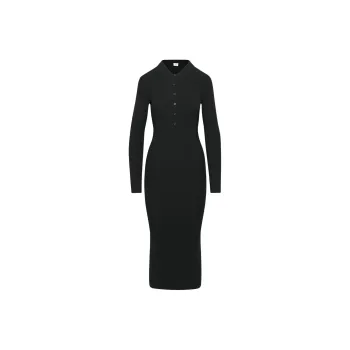 ARITZIA Wilfred Eveline Dress Long-Sleeved Dresses Women's BLACK/Black