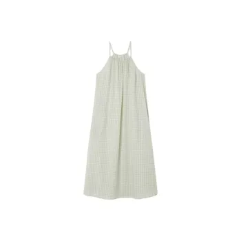 AMERICAN VINTAGE A.M SS24 ROBE FEMME PYKOBOO Slip Dresses Women's Green