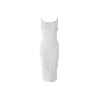 TURN UP Slip Dresses Women's White