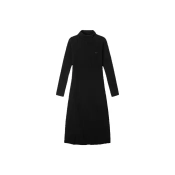 LACOSTE Long Sleeved Dresses Women's Black