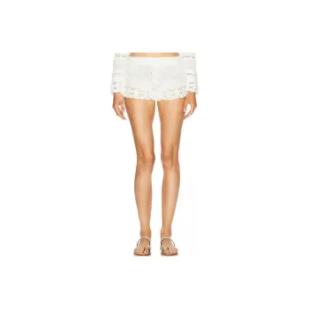 LOVESHACKFANCY Casual Shorts Women's White