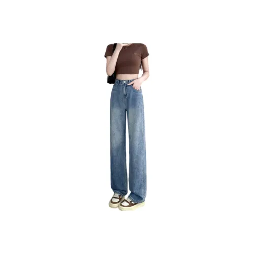 MADALLO Jeans Women's Vintage Blue