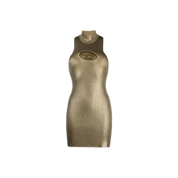 DIESEL Sleeveless Dress Women's Gold