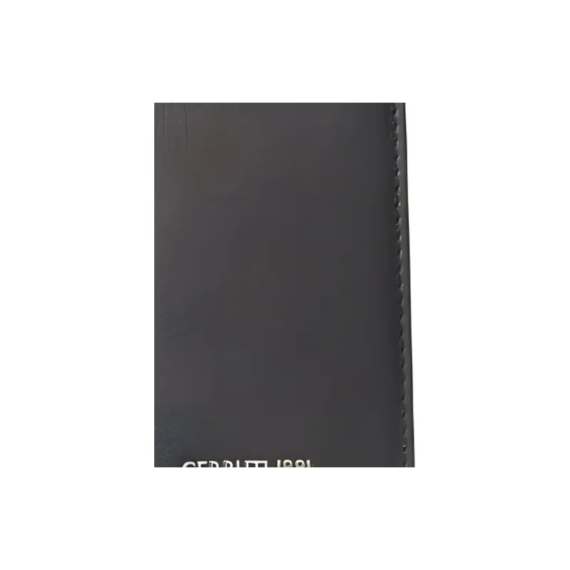 CERRUTI 1881 Cow Leather Wallet Men's Black-3