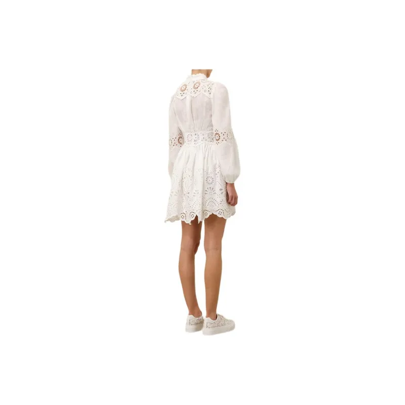 Zimmermann Acacia Broderie Mini Dress-4